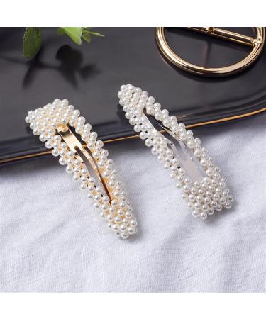 Korean Pearl Hair Clips Set - Fashionable Women's Hair Accessories (MHM-01-T9) - Buy Online on GoSupps.com