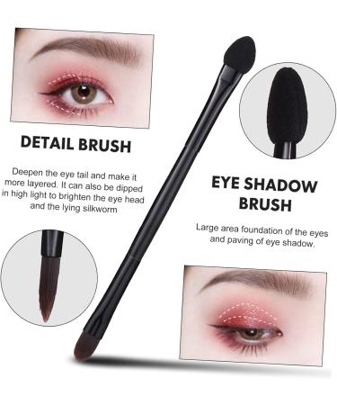 FOMIYES 60 Pcs Double Eye Shadow Makeup Eyeshadow Lipstick Kit Makeup Brush for Women Miss Set Double Head - Buy Online on GoSupps.com