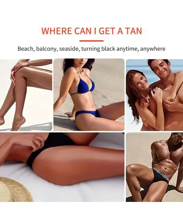 Luxury Carotene Tanning Gel - Intensive Tanning Accelerator for Natural Tan | Ideal for Sun & Sunbeds (1PC - Buy Online on GoSupps.com