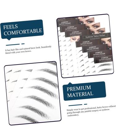 Ipetboom 30 Pcs Imitation Eco Eyebrow Sticker 6d Make up Beauty Stickers - Buy Online on GoSupps.com