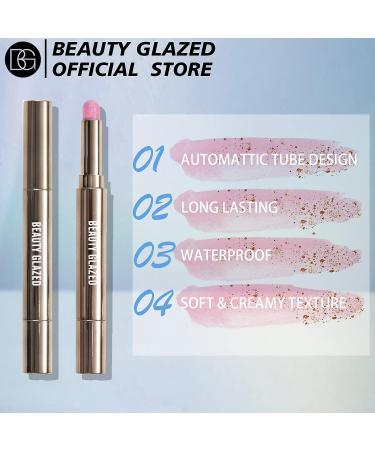 MYUANGO Shimmer Eyeshadow Stick Cream Pencil Crayon Eye Brightener Highlighter Makeup - Waterproof & Long Lasting (01PINK) - Buy Online on GoSupps.com