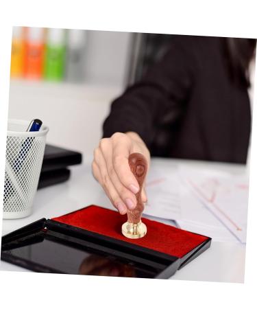 FOYTOKI 1pc Dispensing Plate Tool Invitation Envelopes Eye Shadow Seal Restoring Stamper Copper Copper Head 1 count (Pack of 1) Golden - Buy Online on GoSupps.com