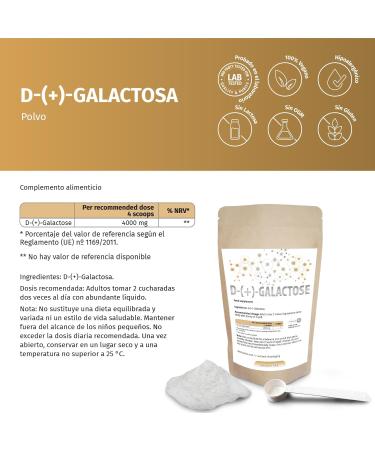 SVITA Manufaktur D+Galactose 1000g powder vegan glutenfree - Buy Online on GoSupps.com