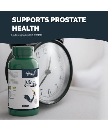 VORST Maca for Men 90 Vegan Tablets | Black Peruvian Maca Root Supplement | 1 Bottle 90 count (Pack of 1) - Buy Online on GoSupps.com