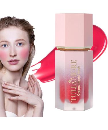 WOBBLO Cream Blush Super Dewy Waterproof Liquid Blush | Long Lasting Natural Liquid Blush for Cheeks Smear-proof Look for Makeup Eyes Cheeks Pink - Buy Online on GoSupps.com