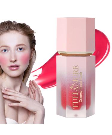 Raxove Super Dewy Waterproof Cream Blush Long-lasting smudge-proof natural liquid blush for women's eye cheek and lip makeup