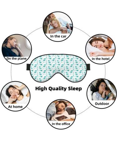 Buy Comfortable Super Soft Print Sleep Masks - Adjustable Eye Masks for Home & Travel - Buy Online on GoSupps.com