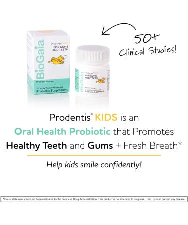 BioGaia Kids Prodentis: Apple Flavor Gums & Teeth Lozenges - 30 Count - Buy Online on GoSupps.com