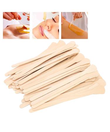 50PC Wooden Wax Applicator Sticks for Eyebrows & Face Hair Removal | Professional Quality Wax Spatulas - Buy Online on GoSupps.com