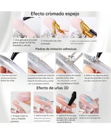  Naqqios Nail sculpting gel long-lasting 3D beauty products 15ml super strong nail decoration glue for beginners professionals rhinestones salon party holiday wedding etc. - Buy Online on GoSupps.com