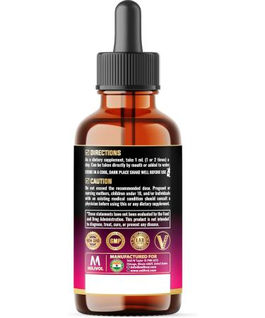 8in1 Milk Thistle Liquid Drops with Dandelion Root Extract, Artichoke Tincture, Turmeric Curcumin, Schisandra Berry, Chanca Piedra, Peppermint and Beet Root - 60 Days Supply - 2 Fl Oz - Buy Online on GoSupps.com