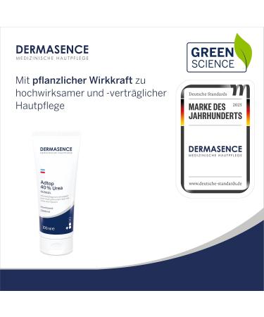  DERMASENCE DERMASENCE Adtop 40% Urea 100 ml - Intensive care for scaly and very calloused skin with urea and glycerin - Buy Online on GoSupps.com