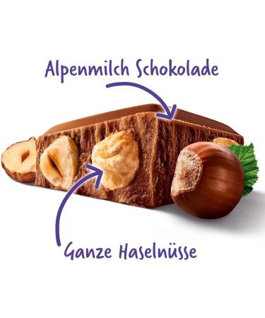 Milka MMMAX Whole Hazelnuts Milk chocolate table with whole hazelnut 270 g - Buy Online on GoSupps.com