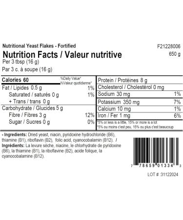 Westpoint Naturals Premium Nutritional Yeast Flakes 650g 650 g (Pack of 1) - Buy Online on GoSupps.com