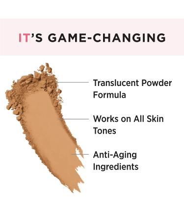 IT Cosmetics Bye Bye Pores Finishing Powder - Universal RichTan Anti-Aging Formula - 0.31 oz Translucent Tan for Medium Complexion - Buy Online on GoSupps.com