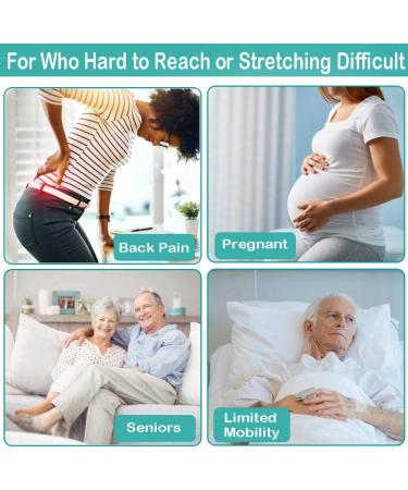 Long Reach Toilet Aid Wiper for Seniors & Handicap - Self Assist Bathroom Butt Wipe Tool for After Surgery or Pregnant Women - Buy Online on GoSupps.com