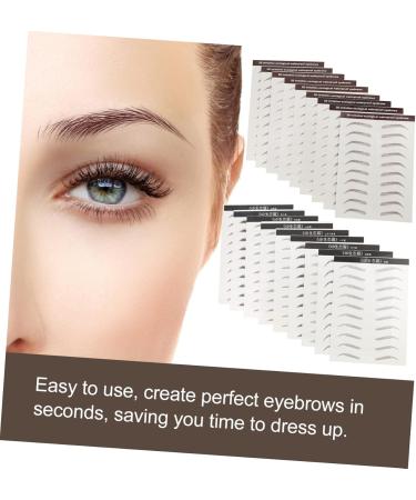Didiseaon 18pcs Eyebrow Stickers Makeup Stickers 4d Peel off Imitation Eyebrow Tattoos Tool Semi-permanent 3d - Buy Online on GoSupps.com
