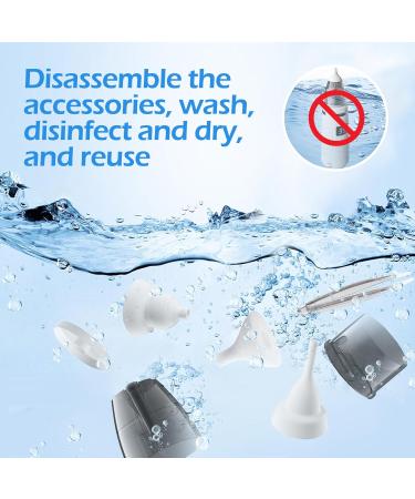 Ear Wax Vacuum Electric Ear Earwax 5 Levels LED Sucker Soft Reusable with Ear Wax Removal Kit USB Charging for Kids & Adult Swimmers(Pink) - Buy Online on GoSupps.com