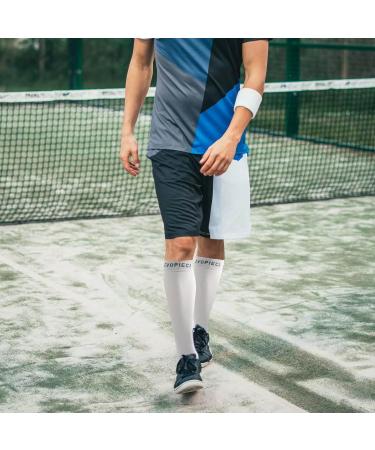 Buy Medical Knee High Wide Calf Compression Socks for Varicose Veins - 20-30 mmHg Support Hose for Women & Men - Toeless XL Gray Relief for Circulation & Swelling - Buy Online on GoSupps.com