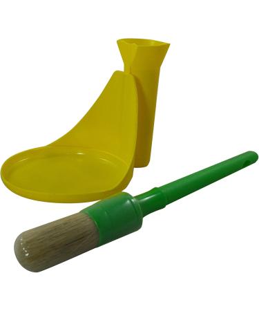 Effol Huf Ointment & Brush Set - Durable Hoof Care with Petroleum Jelly & Laurel Oil - 500ml | International Shipping Available - Buy Online on GoSupps.com