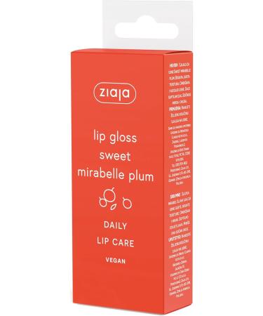 Ziaja Sweet Mirabelle Plum Glitter Lip Balm - Buy Online on GoSupps.com