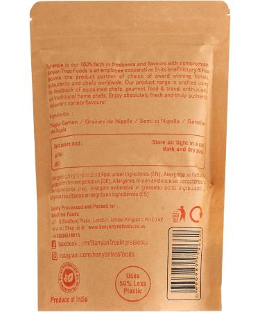 BanyanTree Foods Nigella Seeds 150g (Kalonji Seeds) All Natural Indian Origin - Buy Online on GoSupps.com