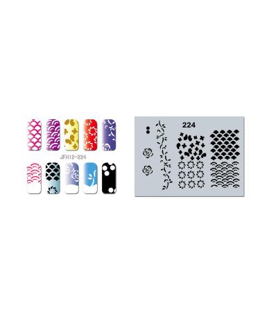 Fingernail stencil (airbrush nail art) Fengda JFH12-224