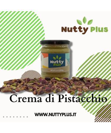 NuttyPlus Pistachio Cream - Intense flavor and creamy texture - 40% pure pistachio - Breakfast snacks and pistachio sweets - Delicious and nutritious - Premium quality - Charming Green - Buy Online on GoSupps.com
