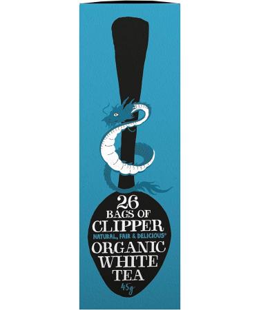 Clipper Organic White Teabags 6 x 26 Teabags & Organic Infusion Chamomile 20 Tea Bags (Pack of 6) + Chamomile 20 Tea Bags - Buy Online on GoSupps.com