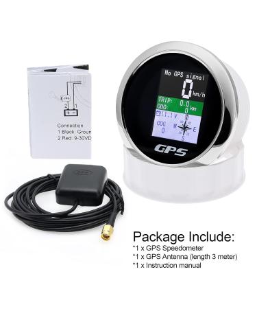 85mm Digital Speed Knife GPS Speedometer | Waterproof IP67 Speed Measuring Device for Auto & Yacht | 12V/24V - Buy Online on GoSupps.com