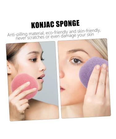 FRCOLOR 12 Pcs Konjac Sponge Set - Soft Facial & Body Scrub Puffs for Makeup Removal | International Shipping Available - Buy Online on GoSupps.com