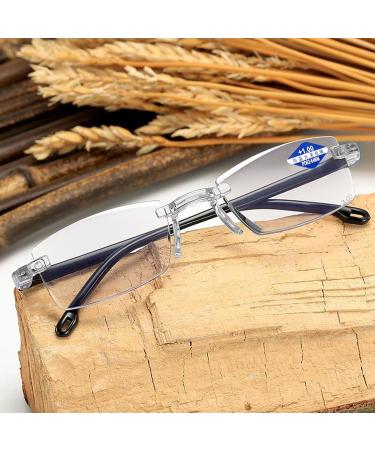 FDJZXW Frameless Autozoom Reading Glasses - Lightweight Anti-Blue Light Focus Glasses for Men & Women - Buy Online on GoSupps.com