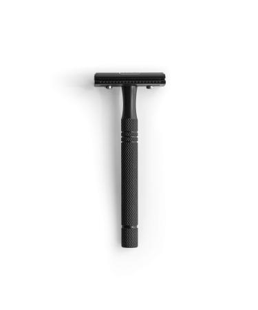 sober | Premium safety razor from Solingen including razor blades | Wet razor in matt black for the classic shave