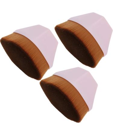 Foundation Brushes Makeup Brushes Fiber Hair for Micro Baking for Makeup Setting(Pink)