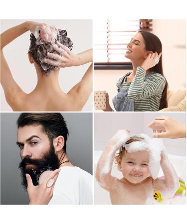 Soft Silicone Scalp Massager Shampoo Brush - Dandruff Removal and Hair Growth - Wet/Dry Hair Scrubber - Ideal for Thick Curly Hair - Nude Pink - Buy Online on GoSupps.com