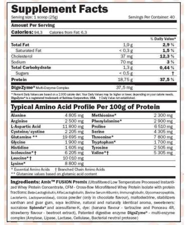 Amix Production AMIX Whey Pure Fusion 23 kg Natural - Buy Online on GoSupps.com
