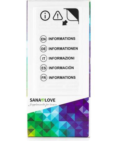 SANA LOVE - Tantum Homme - 60 Capsules - Semen Production + Fertility - 100% Vegan - Gluten Free - Lactose Free - Nut Free - Buy Online on GoSupps.com