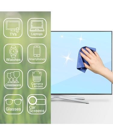 18 Pack 5.5x3 Inch Microfiber Cleaning Cloth for Glasses, Camera Lens, Phones - Lens Cleaning Wipes - Buy Online on GoSupps.com