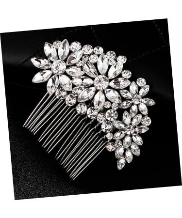 Angoily Hair Comb for Bride Pearl Veil Green Faux Fur Scrunchies Bride Hair Clip Pearl Hair Pin Pearl Hair Barrettes Bridal Veil Pearl Hair Clip Bride Comb Wedding Rhinestone - Buy Online on GoSupps.com