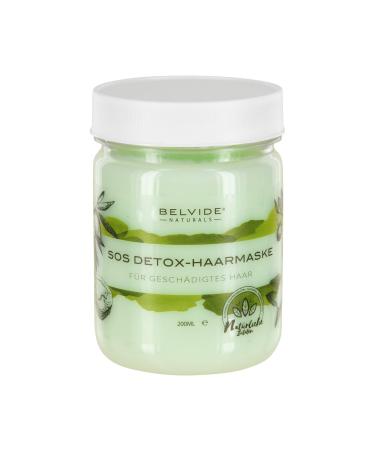 Belvide Natur SOS Detox-Haar mask with walnut nettle and jojoba oil for damaged hair Hair cure without silicone and parabens free of animal experiments 200ml - Buy Online on GoSupps.com
