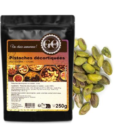 LA PLANTIGO Unsalted shelled pistachios (raw) 250g - LA PLANTIGO