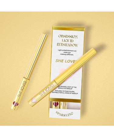 4Pcs Liquid Eye Lasting Glitter Eyeshadow Liquid Multi-Dimensional Eye Looks Eye with Applicator Eyeshadow Liquid-Set - Buy Online on GoSupps.com