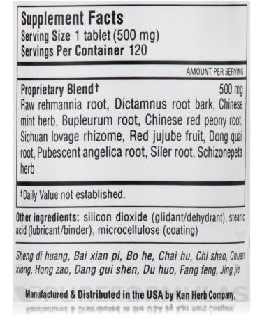 Kan Herbs Essentials Dry Derma Relief 120 tabs - Natural Skin Support - Buy Online on GoSupps.com