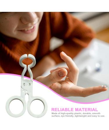 Lens Remover Tool | Grabber Eyelid Stretcher for Lens Lens Insertion or Remover Eye-Opening Clips Tool White - Buy Online on GoSupps.com