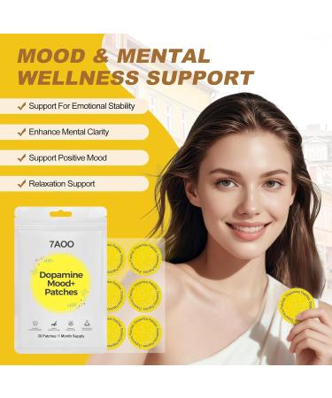 7AOO Dopamine Patches 30 Patches Promotes Natural Dopamine and Serotonin Balance for Clarity & Energy - Buy Online on GoSupps.com