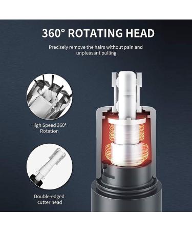 3-in-1 Rechargeable Nose Hair Trimmer for Men & Women | Painless Eyebrow & Beard Trimmer with Dual-Edged Blades - Easy Clean & Powerful Motor - Buy Online on GoSupps.com