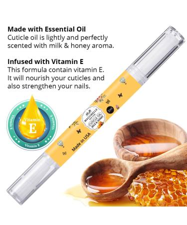 Maccibelle Milk & Honey Cuticle Oil Pen 2ml - Heals Dry Cracked Cuticles - Buy Online on GoSupps.com