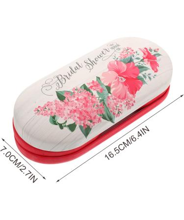 Buy JECOMPRIS Double-Lodged Glasses Case - Practical Contact Lens Holder with Tweezers Mirror and Solution | Stylish Red Design for Household Use - Shop Internationally! - Buy Online on GoSupps.com