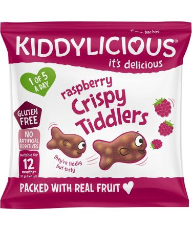 Kiddylicious Raspberry Crispies Tiddlers 12g - Buy Online on GoSupps.com