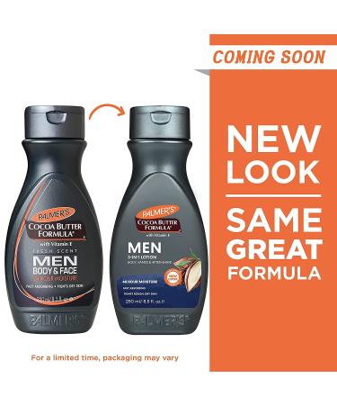 Palmer's Cocoa Butter Formula Men Body & Face Moisturizer 8.50 oz (Pack of 4) - Buy Online on GoSupps.com
